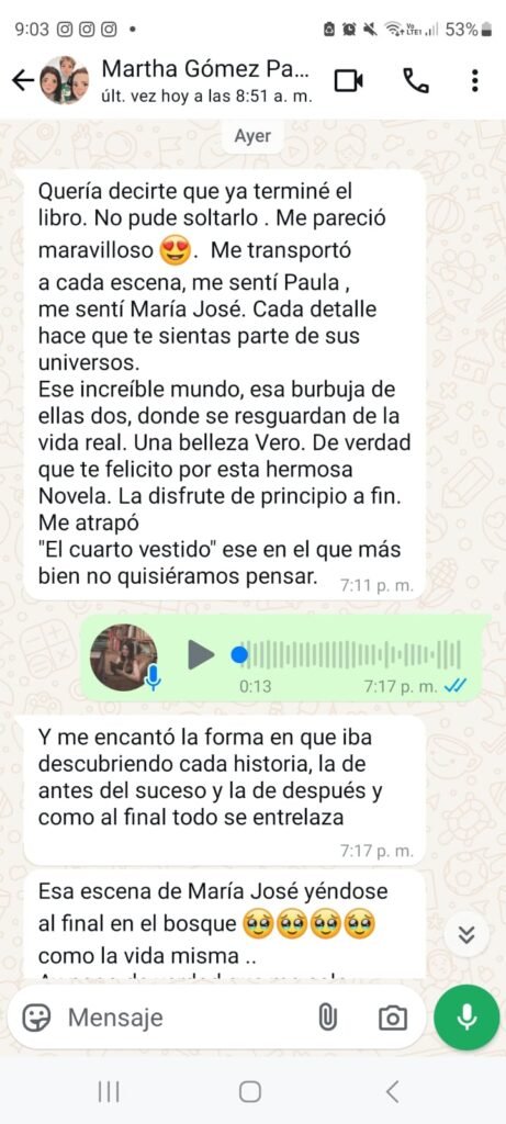 Review de Martha sobre el cuarto Vestido